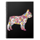 Bloed Pattern Frenchie French Bulldogs Lover Gift Notitieboek (Voorkant)