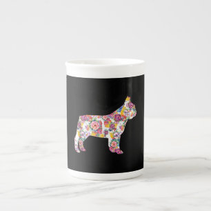 Bloed Pattern Frenchie French Bulldogs Lover Gift Porselein Kop