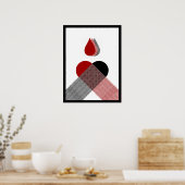 Bloed Poster (Keuken)