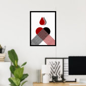 Bloed Poster (Thuiskantoor)