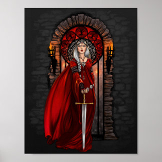 Bloed Queen enchantress fantasy art print