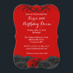 Bloed Red 21st Birthday Doom Uitnodiging<br><div class="desc">Pas alle tekst aan die u hier ziet! 2015,  ingediend door Mark Thaler</div>