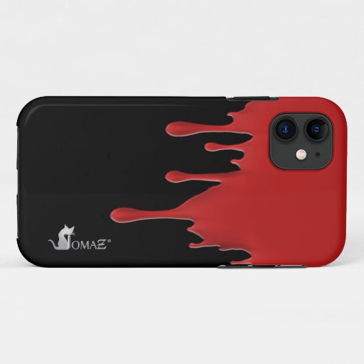 Bloed Red Drip iPhone 5 Hoesjes (Achterkant (horizontaal))