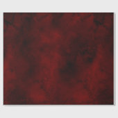 Bloed Red Gift Wrap Cadeaupapier (Vlak)