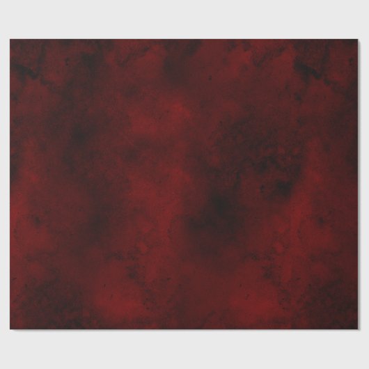 Bloed Red Gift Wrap Cadeaupapier (Vlak)