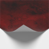 Bloed Red Gift Wrap Cadeaupapier (Hoek)