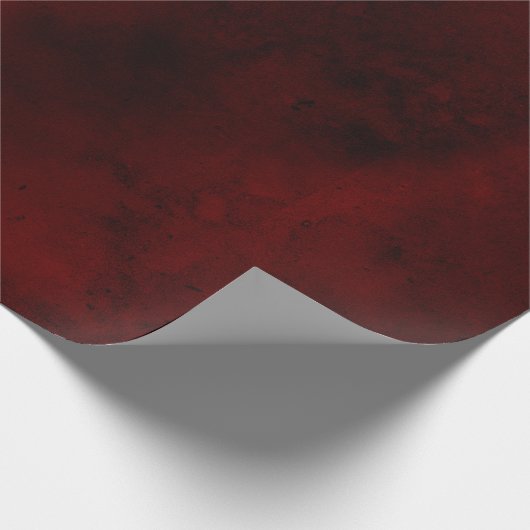 Bloed Red Gift Wrap Cadeaupapier (Hoek)