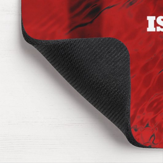 Bloed Red Mousepad Muismat (Hoek)