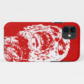 Bloed Red Zombie iPhone 5 Hoesje Sleeve (Achterkant (horizontaal))