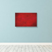 Bloed rode Abstracte textuur met krassen Canvas Afdruk (Insitu (Houten vloer))