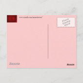Bloed rode harten briefkaart (Achterkant)