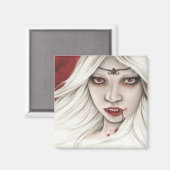 Bloed Rode Midnight Magnet (Voorkant / Achterkant)