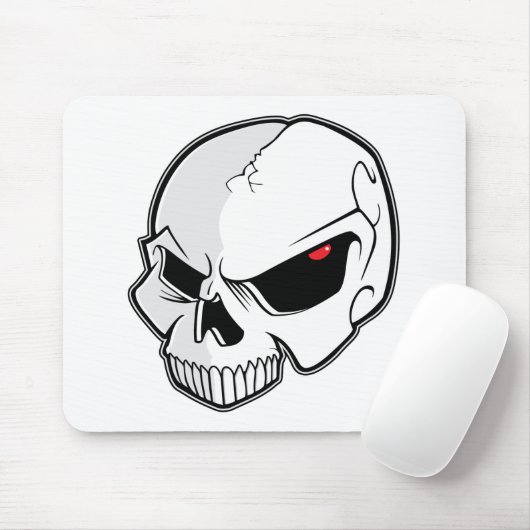 Bloed rode oogbollen Schaal Muismat (Met muis)