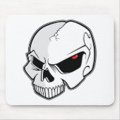 Bloed rode oogbollen Schaal Muismat (Voorkant)