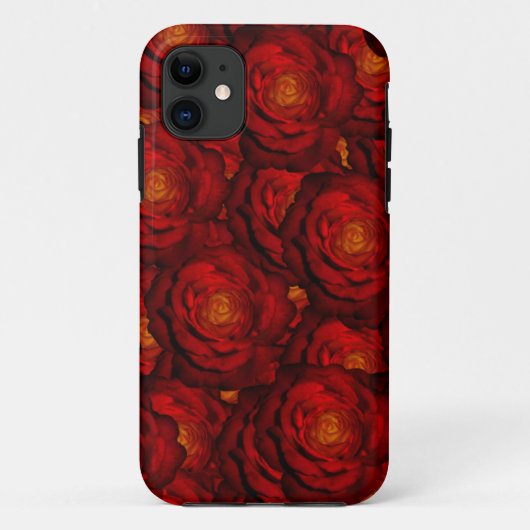 Bloed rode rozen Case-Mate iPhone case (Achterkant)