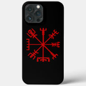 Bloed rode vísir (Viking Compass) Case-Mate iPhone Case (Achterkant)