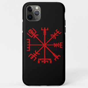 Bloed rode vísir (Viking Compass) Case-Mate iPhone Case