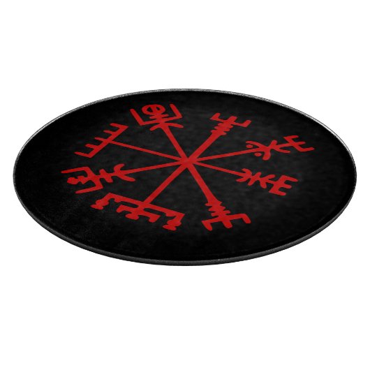 Bloed rode vísir (Viking Compass) Snijplank (Hoek)