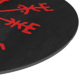 Bloed rode vísir (Viking Compass) Snijplank (Hoek)