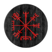 Bloed rode vísir (Viking Compass) Snijplank (Voorkant)