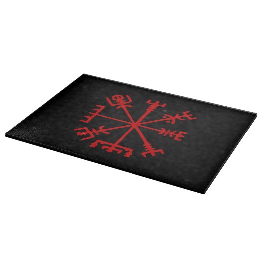 Bloed rode vísir (Viking Compass) Snijplank (Hoek)