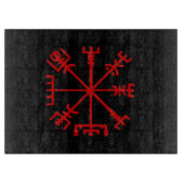 Bloed rode vísir (Viking Compass) Snijplank (Voorkant)