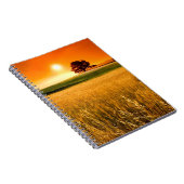 Bloed-rode zonnebank notitieboek (Rechterzijde)