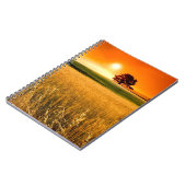 Bloed-rode zonnebank notitieboek (Linkerzijde)
