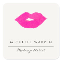 Bloed roze lips Waterverf Makeup artiest