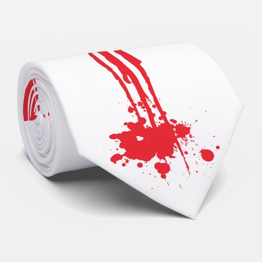 Bloed Stropdas (Opgerold)