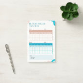 Bloed Suiker Wekelijkse Tracker  Post-it® Notes (Kantoor)