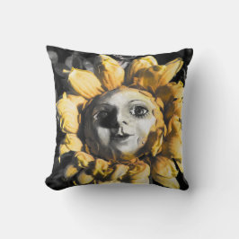 Bloed thee en rode string gelukkig zonnebloem kuss kussen