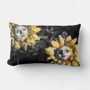 Bloed thee en rode string gelukkig zonnebloem kuss kussen