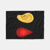 Bloed Trump 2024 Fleece Deken (Voorkant (Horizontaal))