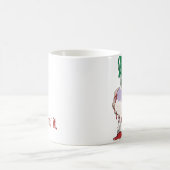 Bloed uit Turnip knijpen, knijpen. Koffiemok (Center)