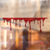 Bloed uitdrogen raamsticker (Vel 2)