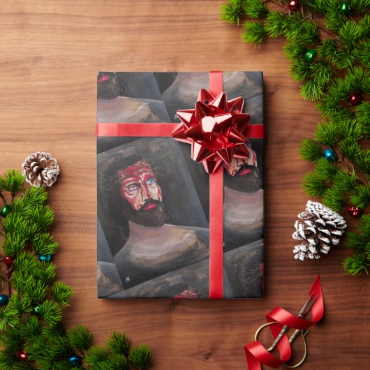 Bloed van Christus Schilderij van Alfred Fox Cadeaupapier (Feestdagen Geschenken)