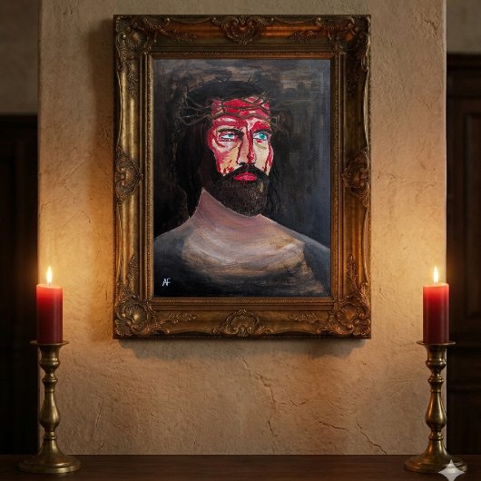 Bloed van Christus Schilderij van Alfred Fox Canvas Afdruk