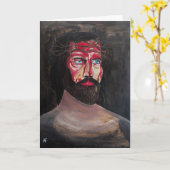 Bloed van Christus Schilderij van Alfred Fox Kaart (Gele Bloem)