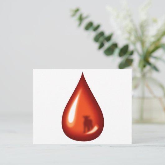 Bloed van de Lamb - Jezus Briefkaart (Staand voorkant)