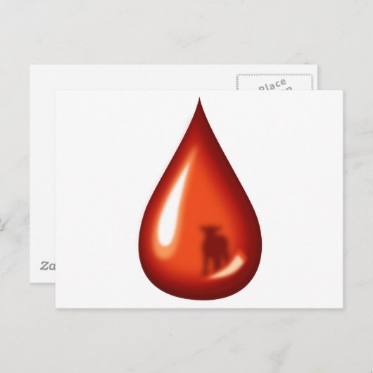 Bloed van de Lamb - Jezus Briefkaart (Voorkant / Achterkant)