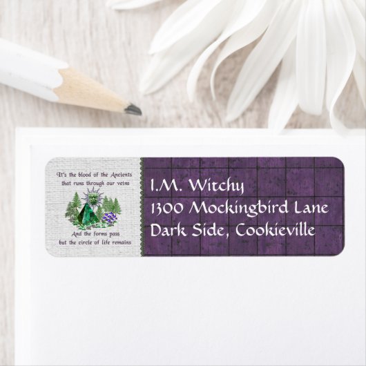 Bloed van de ouderen etiket (Insitu)