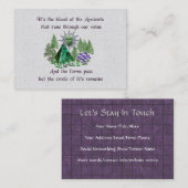 Bloed van de ouderen visitekaartje (Voorkant / Achterkant)