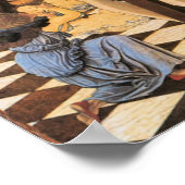 Bloed van de religieuze reproductie-religie poster (Hoek)