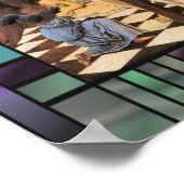 Bloed van de religieuze reproductie-religie poster (Hoek)