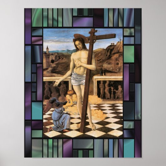 Bloed van de religieuze reproductie-religie poster (Voorkant)