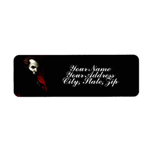 Bloed van duisternis etiket (Voorkant)