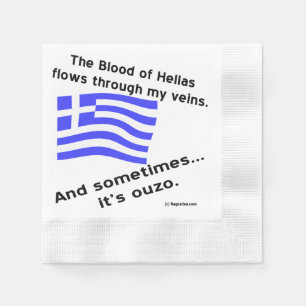 Bloed van Hellas & Ouzo Servetten