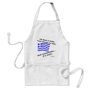 Bloed van Hellas & Ouzo Standaard Schort