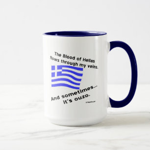 Bloed van Hellas stroomt soms door aderen Ouzo Mok